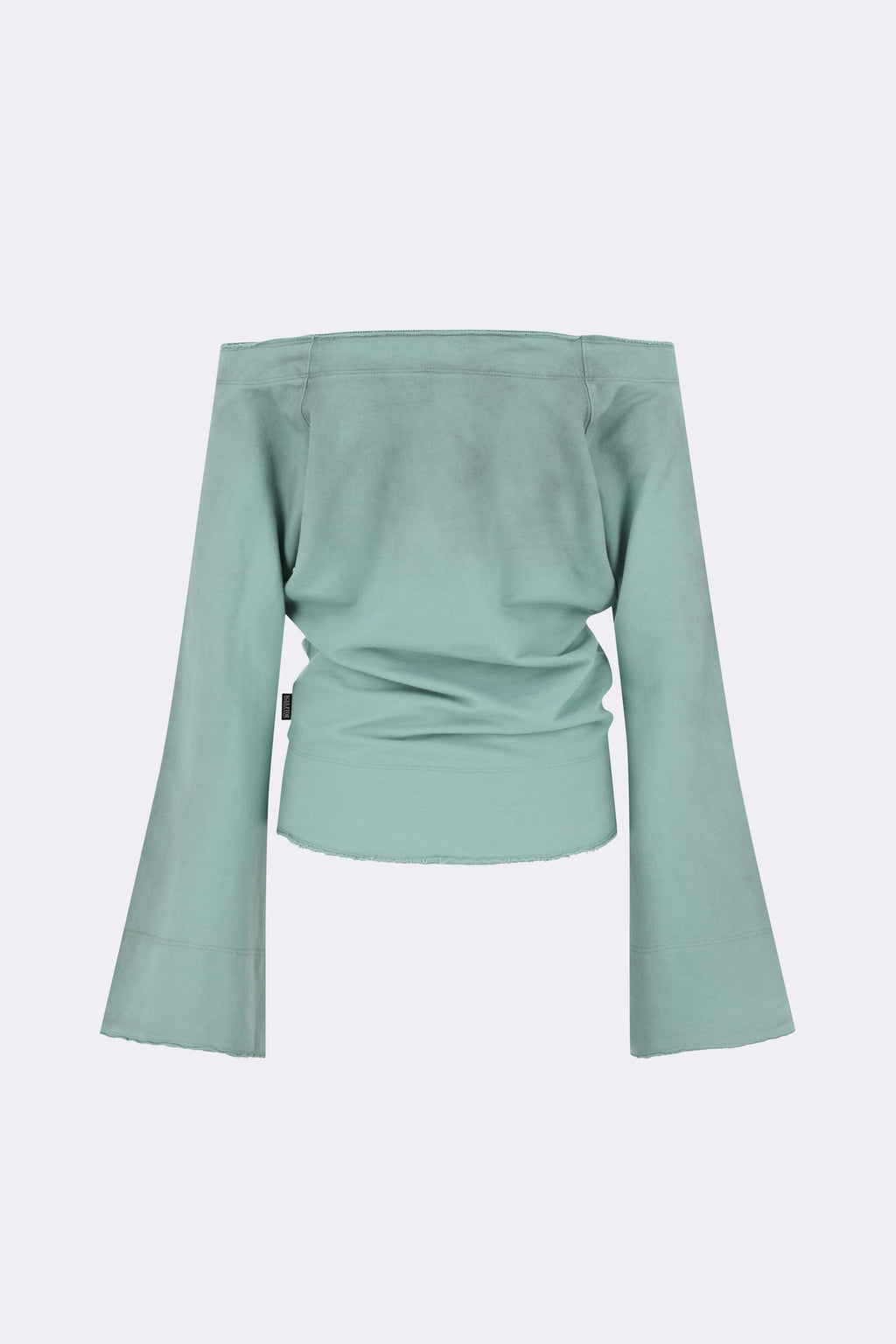 Sculptor Wide Bell Sleeve Sweatshirt Mint