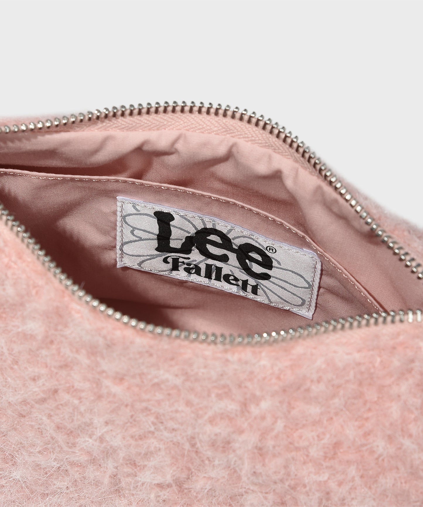 [Fallett x Lee] Sun Flower Logo Hobo Bag / pink