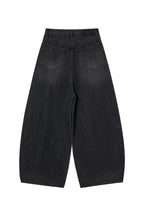 DEINET BALLOON FIT DENIM JEANS IN BLACK