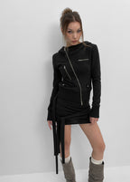 BLAKCUP Freaky Unbalanced Hood Zip-Up - 2colors