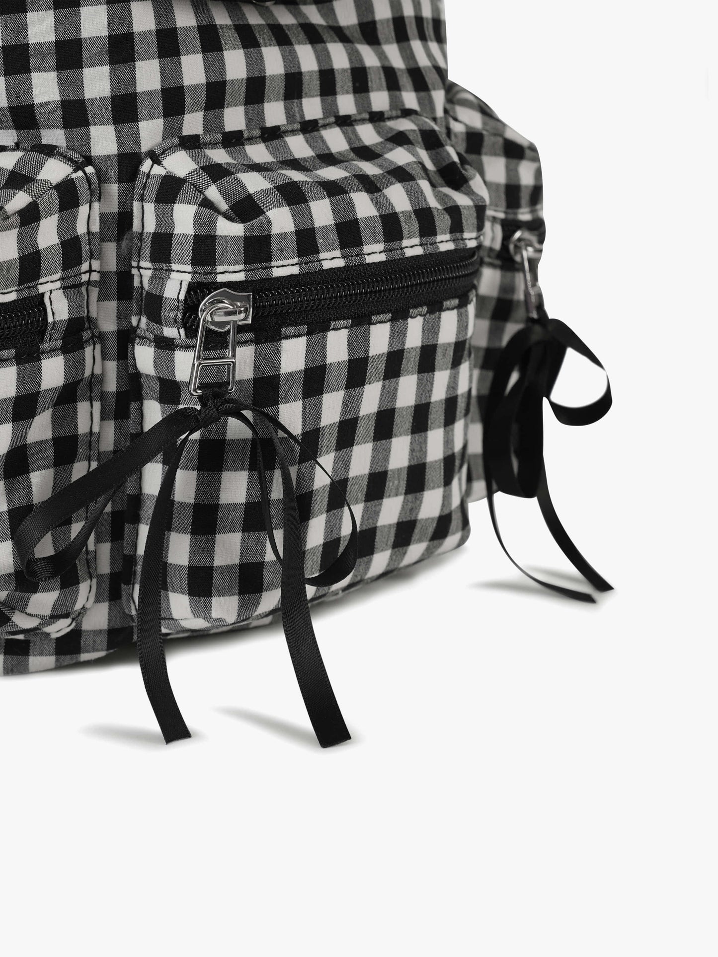 fennec Berry Pocket Backpack / check black