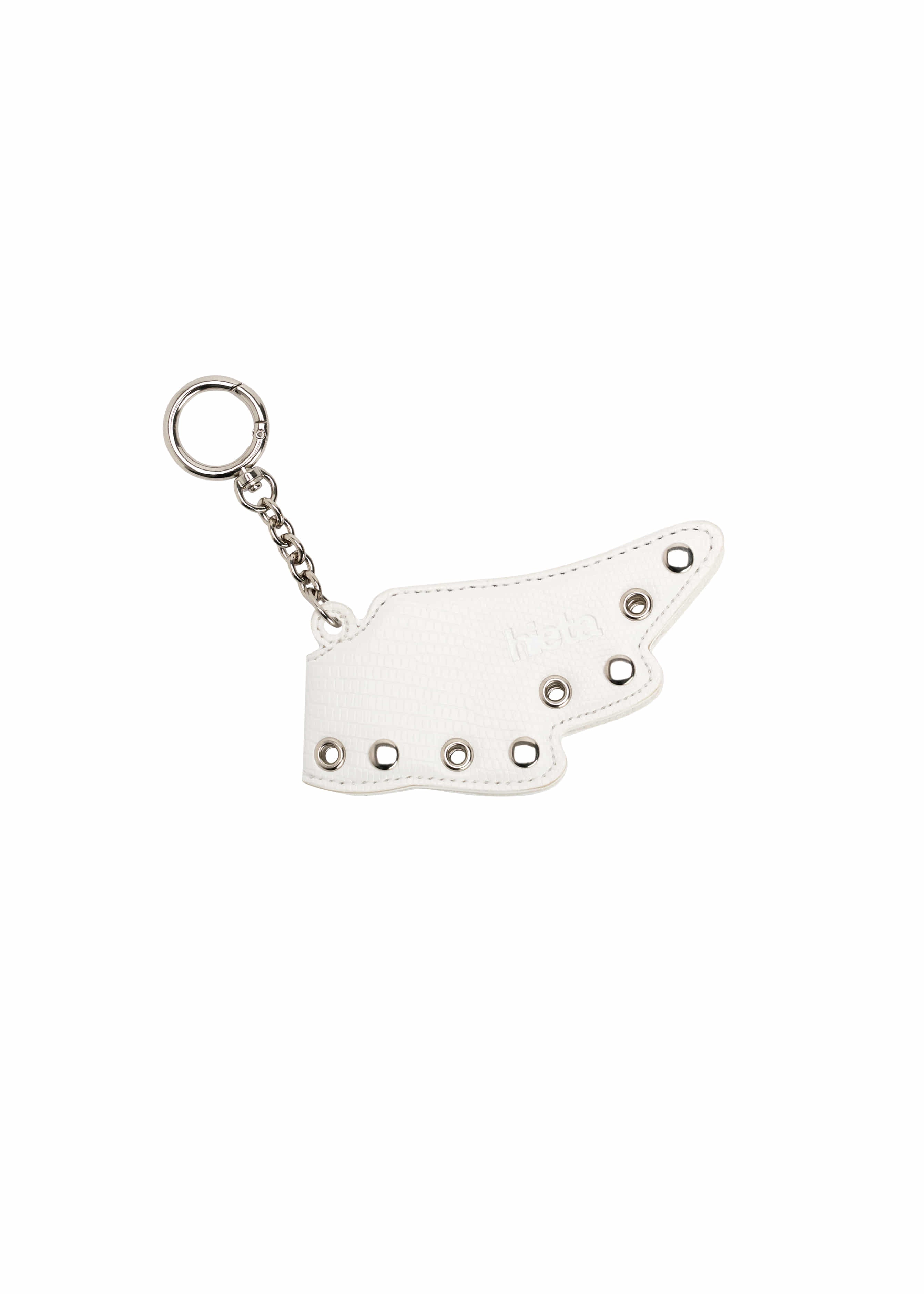 [hieta] Ellie Angel Keyring - White