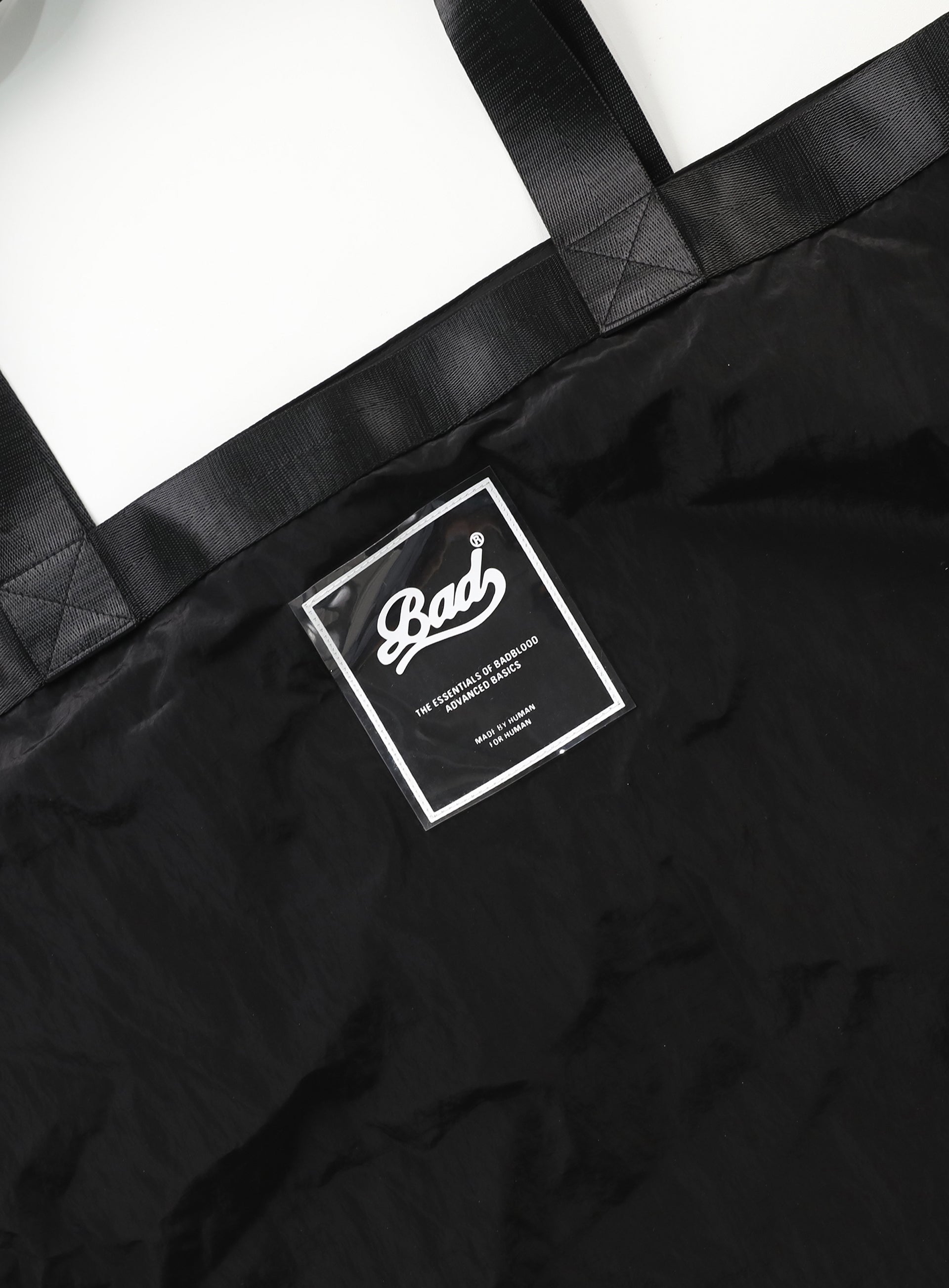 BADBLOOD★韓国大人気 Bad Logo Nylon Shopper Bag MUSINSA公式 | BADBLOOD Bad Logo Nylon Shopper Bag - Black