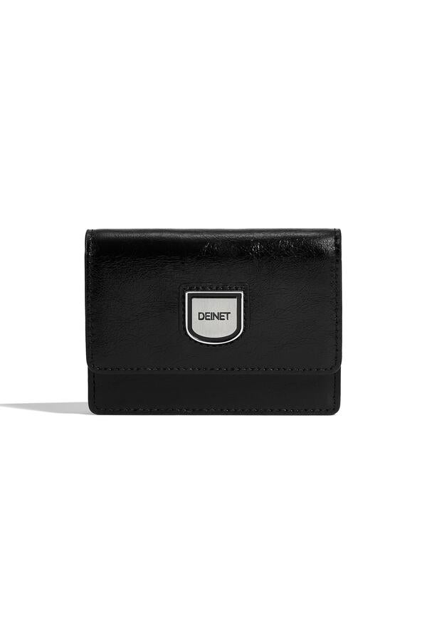 DEINET SIGNATURE WALLET IN BLACK (cowleather!)