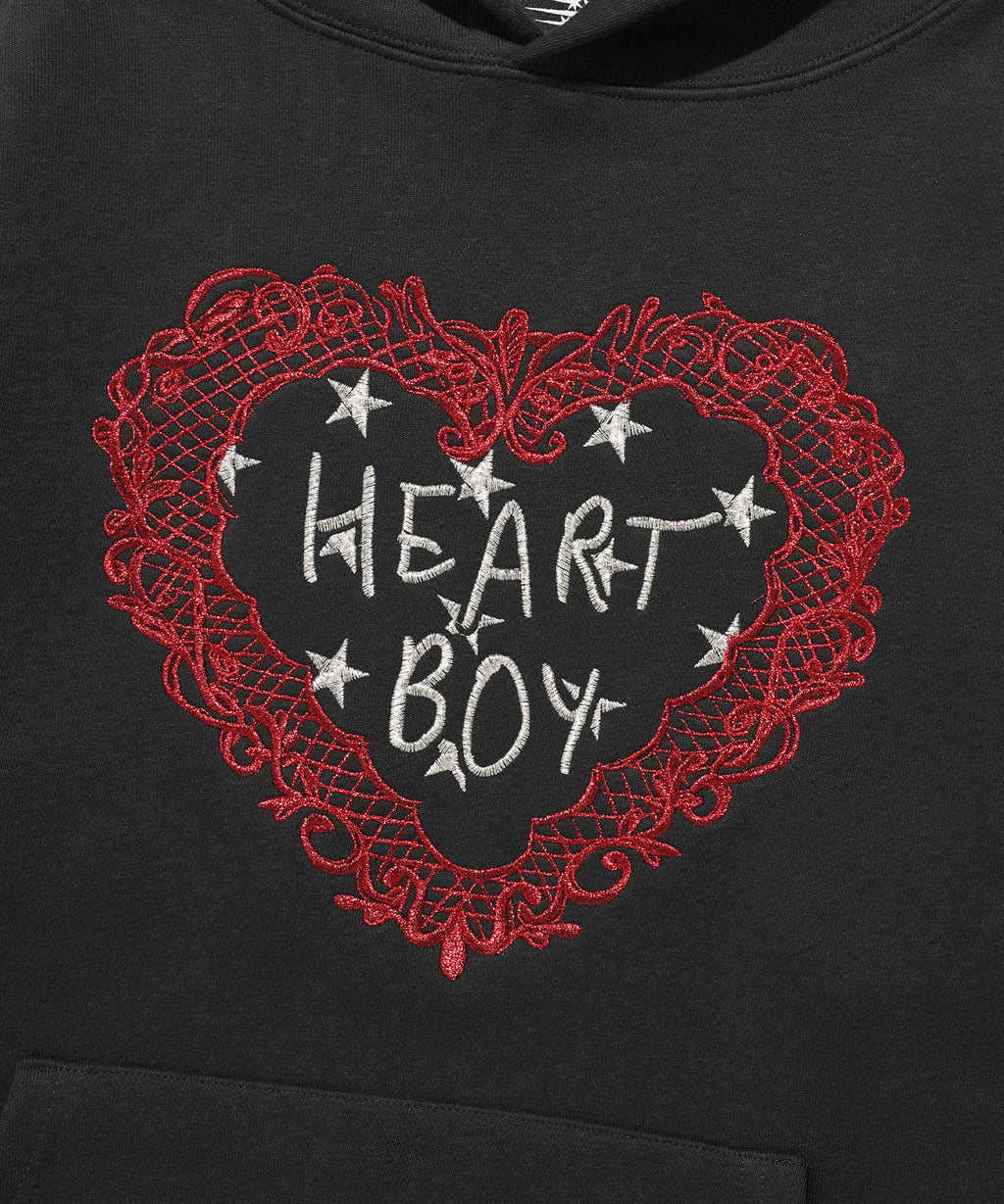 niceghostclub HEART BOY HOODIE [BLACK]