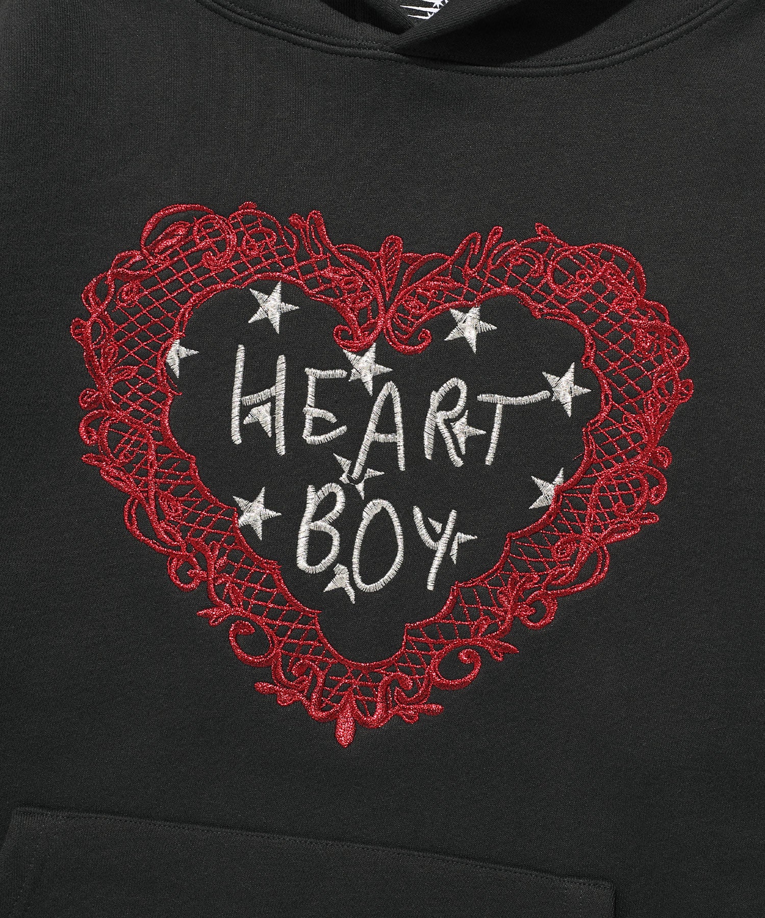 niceghostclub HEART BOY HOODIE [BLACK]