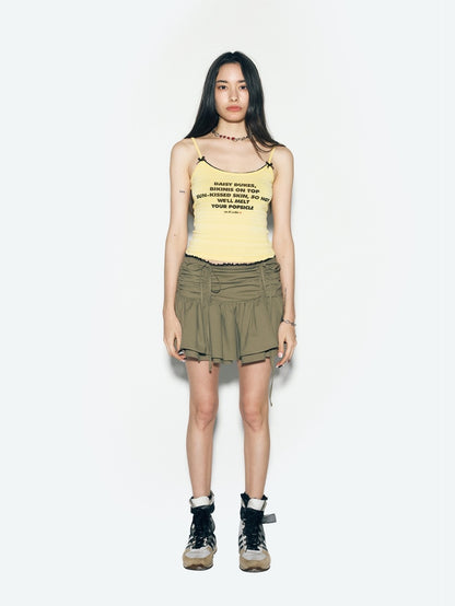 [joy/chaewon同款🎀] Sun-Kissed Sleeveless - yellow