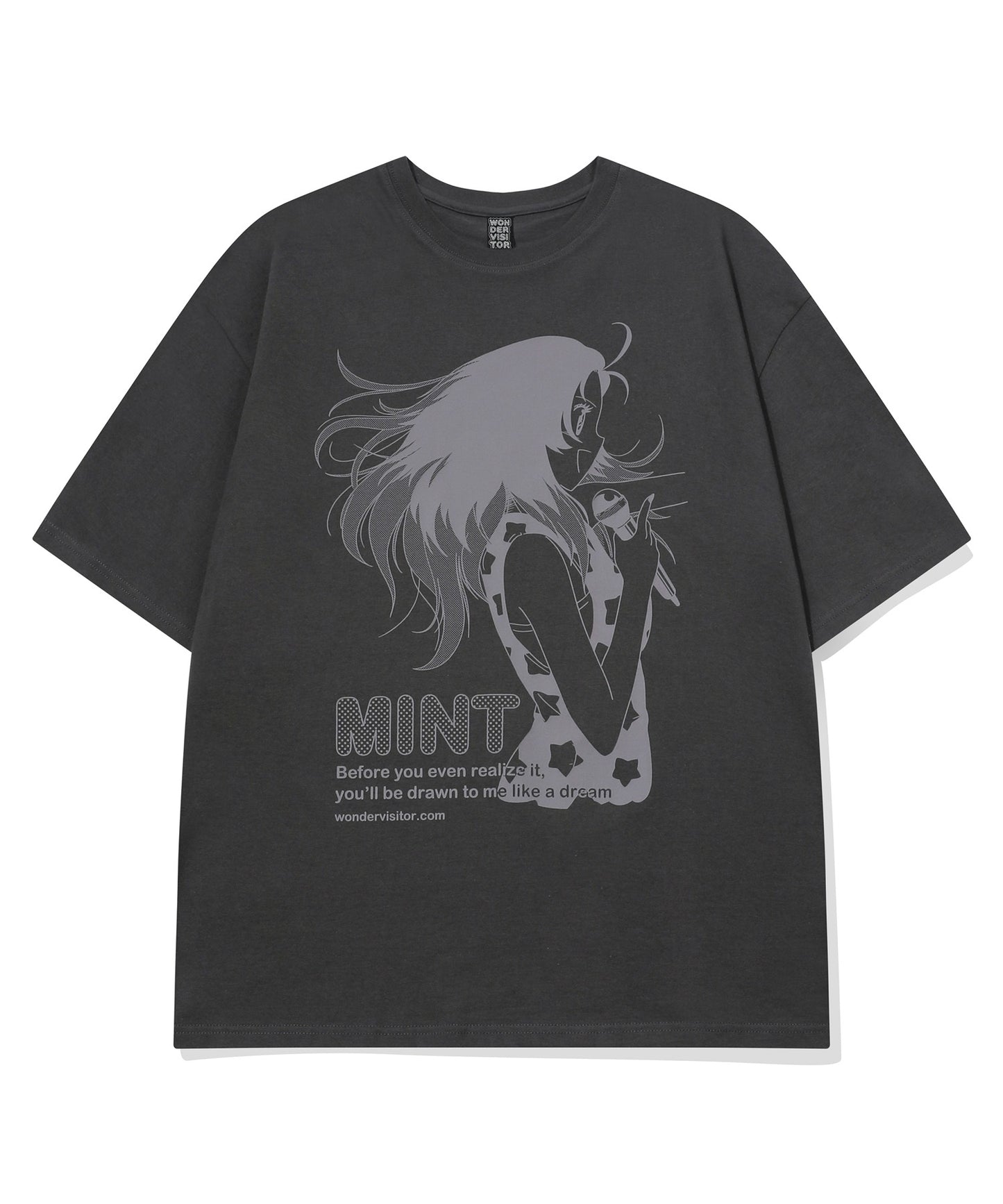 WONDERVISITOR MINT OVERFIT T-SHIRT / 2COLORS