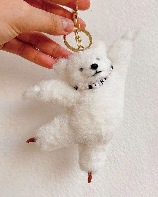 White Bear Keyring