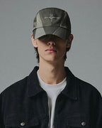 NOT4NERD Cross Symbol Incision Nylon Camp Cap / Khaki
