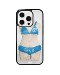 67 blue bikini phone case (有magsafe!!)