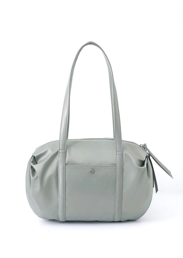 Heeari Aurora Shirring Duffle Bag - silver