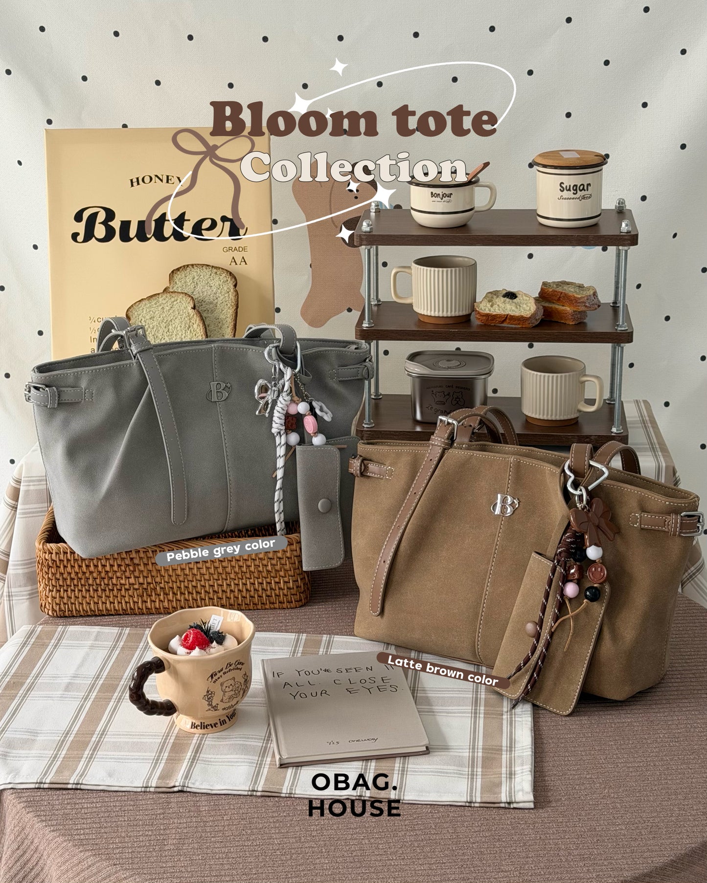 [香港現貨✨] Bloom Tote Collection 🍁👜 - 6colors