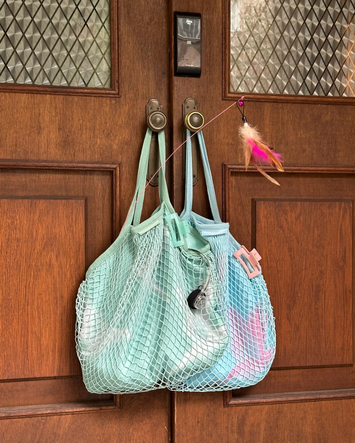 [IUGA] WAVY LAYER NET BAG_3 COLORS