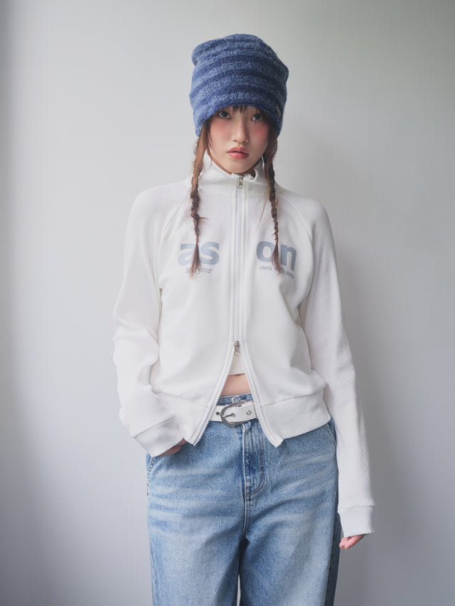 ason SALT ZIP-UP / WHITE