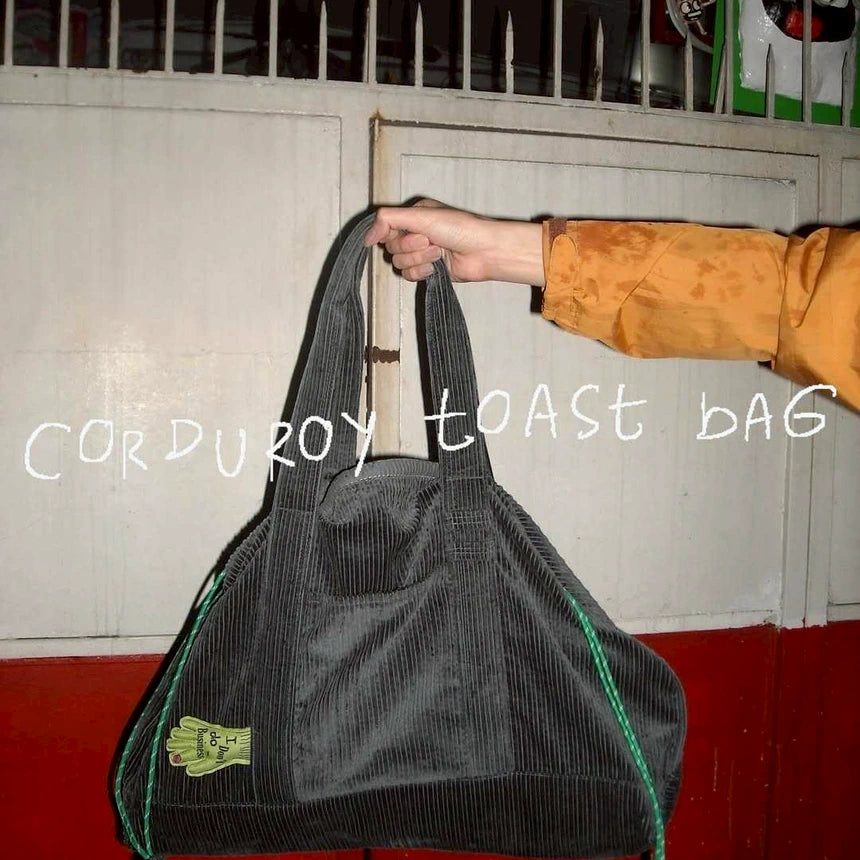 Corduroy Toast Bag🍞 - Marine Blue🌊💚