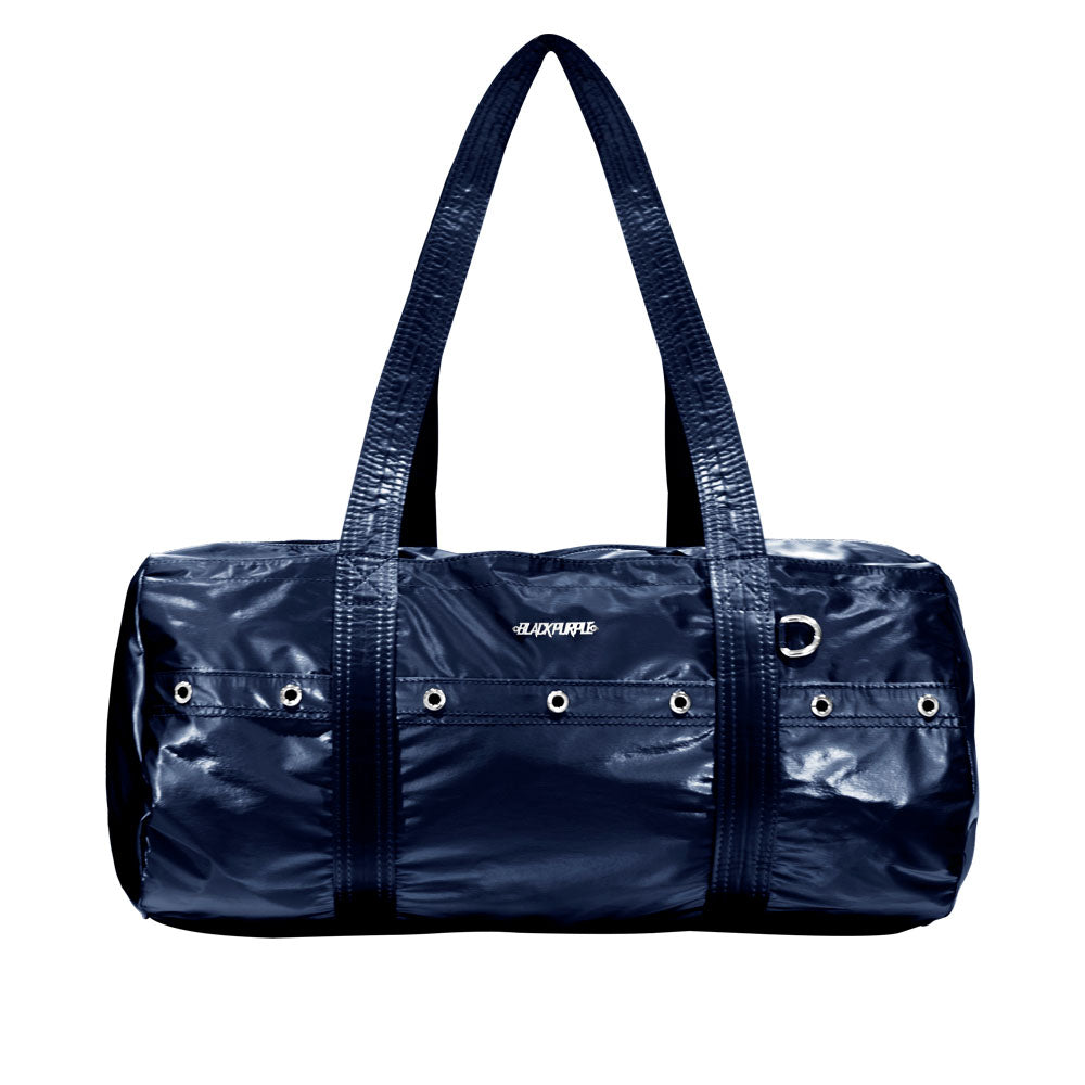 BLACKPURPLE NIKI Glossy Duffel Bag / Navy