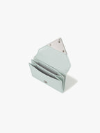 fennec Crinkle Triangle Accordion Pocket / pale mint