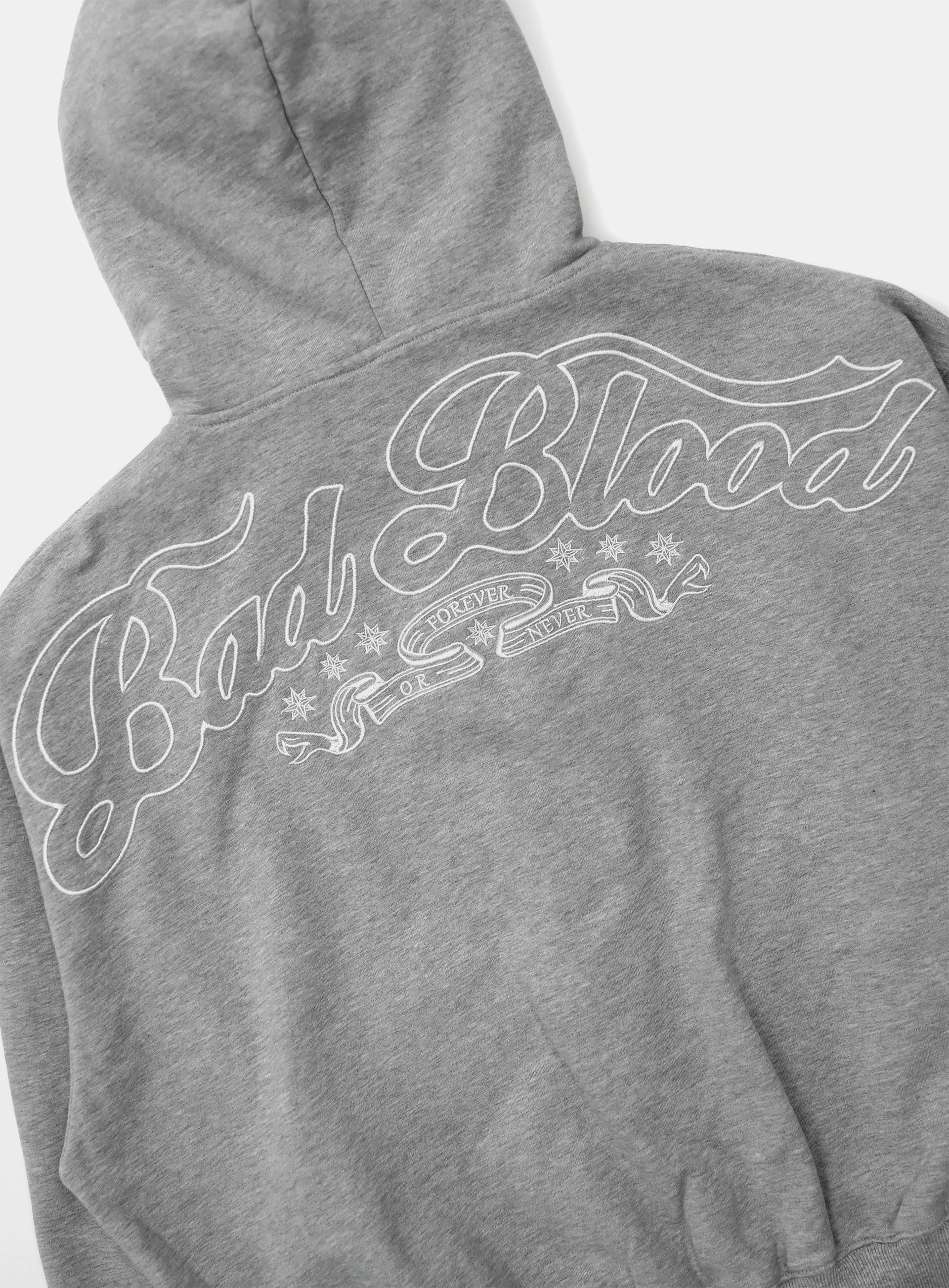 [25SS] BADBLOOD Mystic Capsule Hood Zip-Up / Grey
