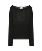 GILA ARCHIVE STAR WING SHEER LONG SLEEVE_BK