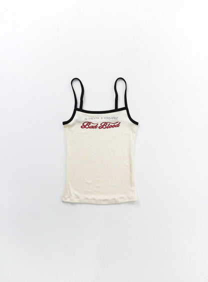 BADBLOOD Cindy String Tank Top / Cream