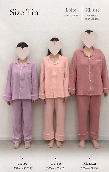 [韓國售出16,000+⭐️] J'eu Seven Days Cotton Pajama Set 7colors