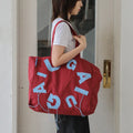 IUGA Big Shopper Bag (Burgundy)