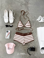 [iceblink] Knity Crush Bikini Beachwear - 2colors