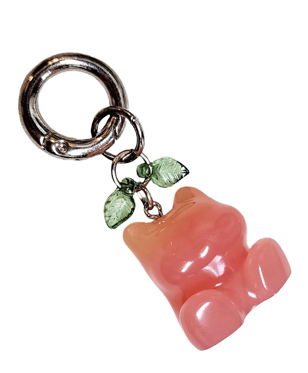 MELTING GLY PEACH BEAR Keychain🍑