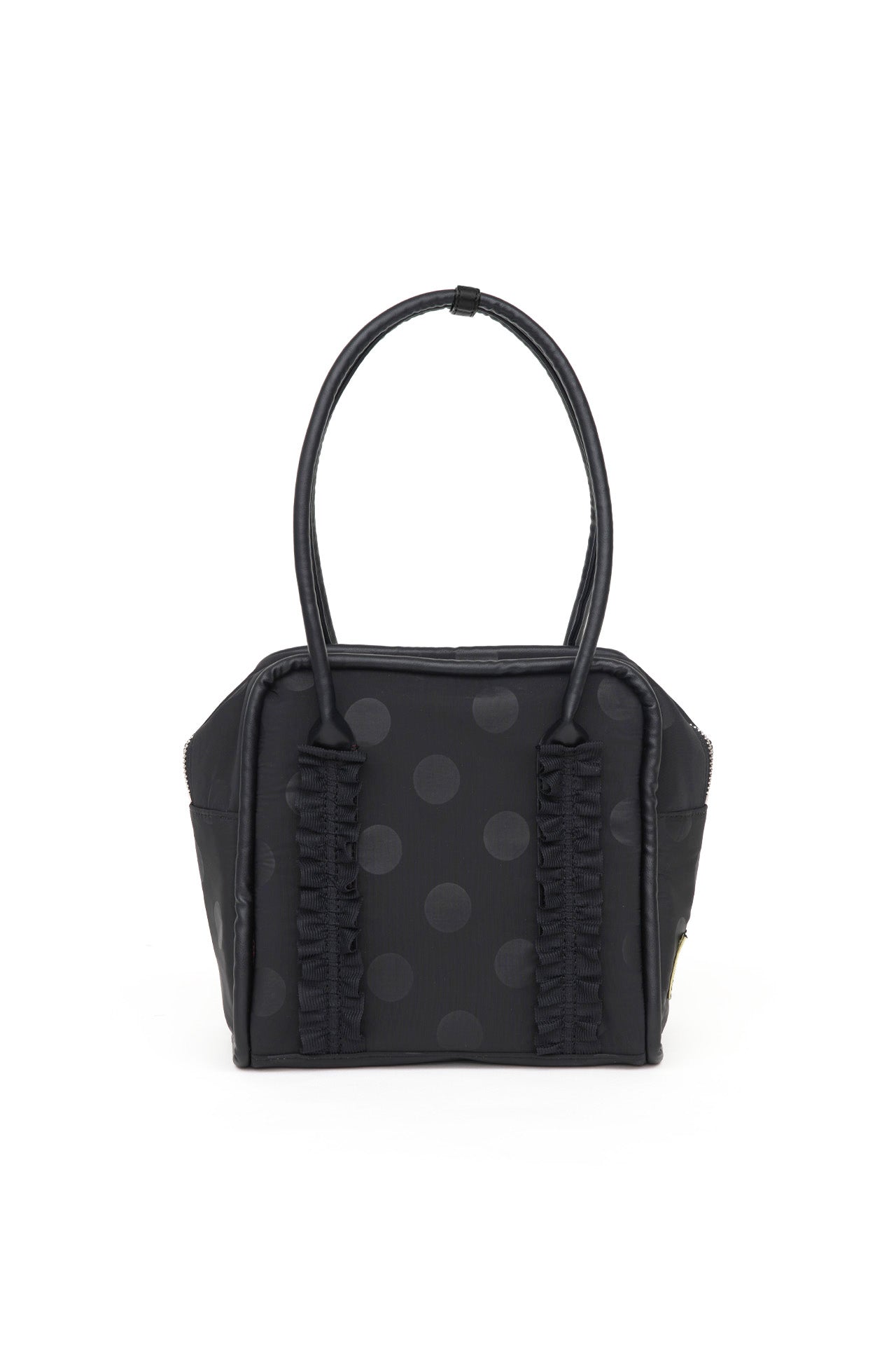 韓国商品/YEOMIM mini box bag (black dot) ミニボックスバッグ（ブラックドット） | YEOMIM | HANA(ハナ)