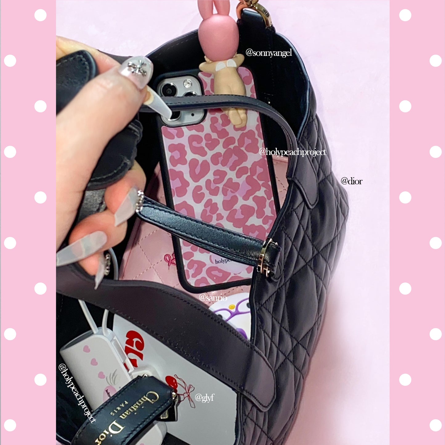 Leopard Glass Bumper iPhone Case - Pink