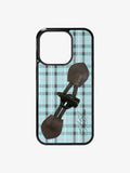 Pastel Check Toggle Case - Mint (iPhone & Samsung Available)