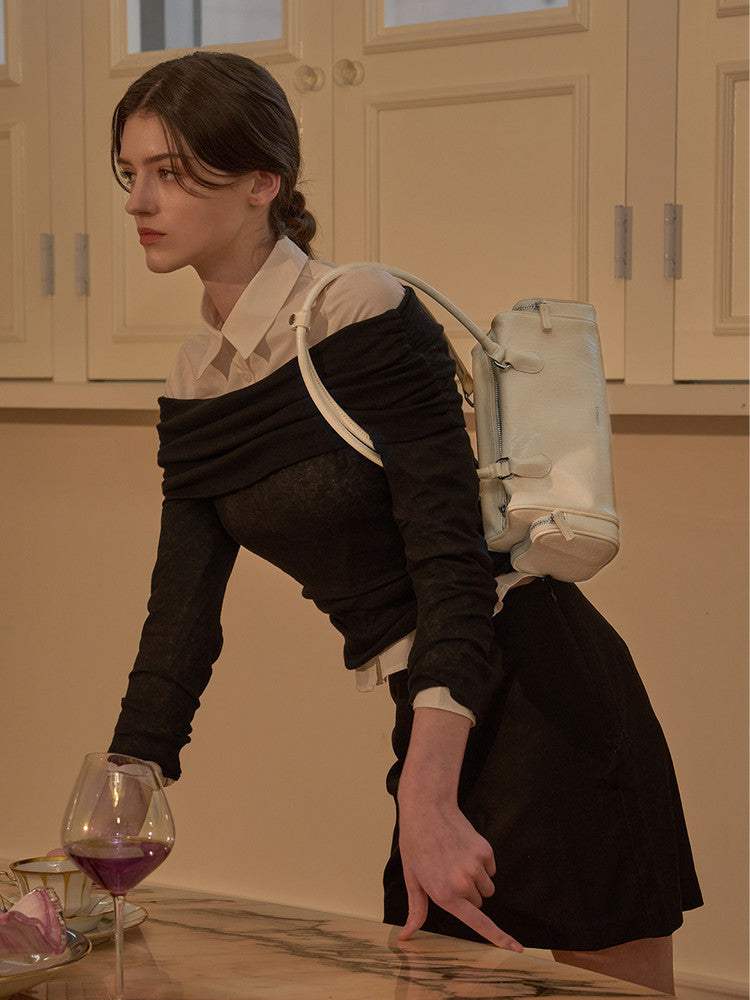 Pinné Shoulder Bag / cream butter