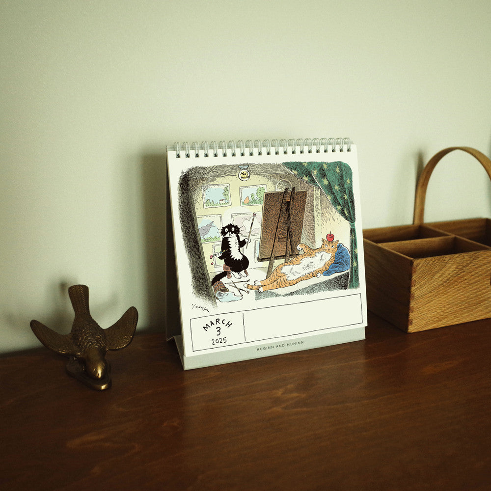 韓國文創 chocolateye 2025 desk calendar (by Yeonju Choi)