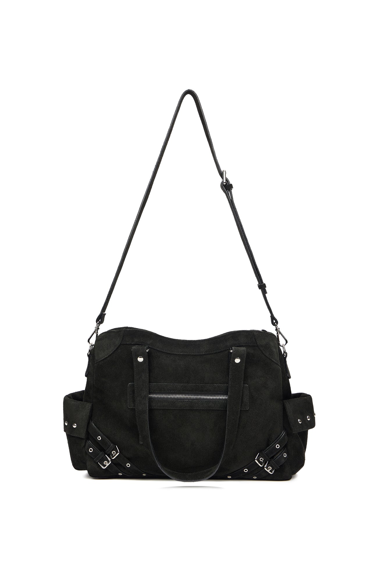 DEINET Stud Pocket Big Bag / Suede Black