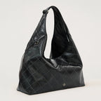 Heeari Margot Leather Quilted Shoulder Bag - Black