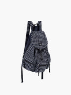 BERRY POCKET BACKPACK LARGE - CHECK NAVY