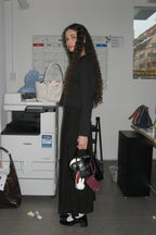 Yeomim mini box bag / crinkle black