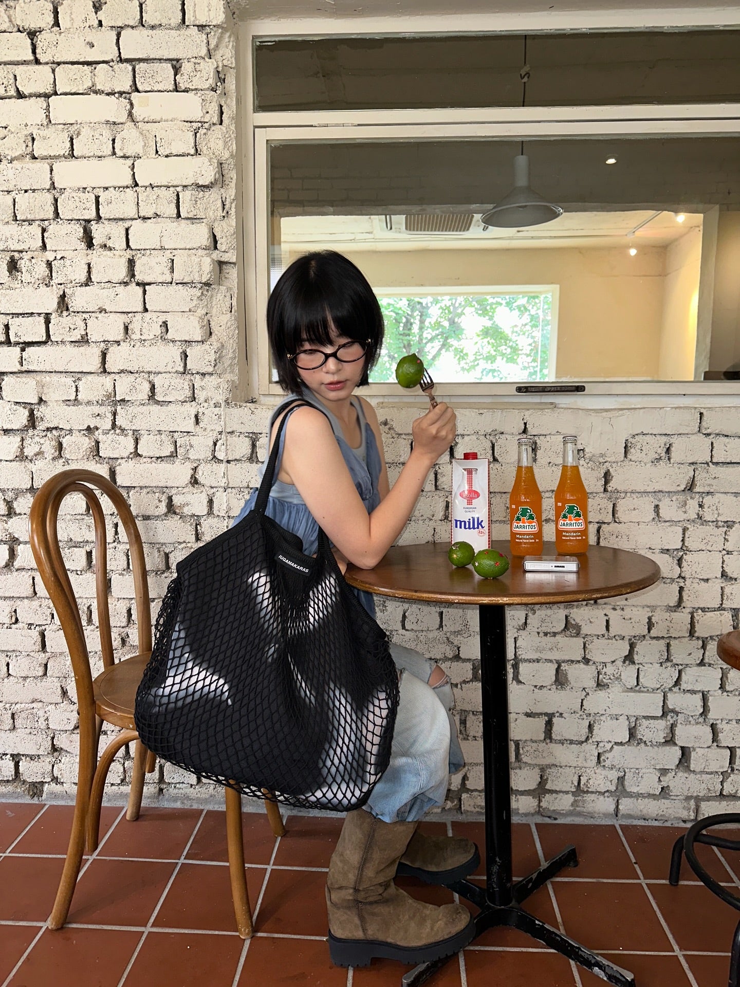 [IUGA] WAVY LAYER NET BAG_3 COLORS
