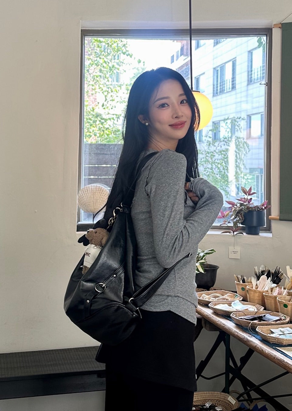 ANC 2-WAY ZIPPER BAG_BLACK