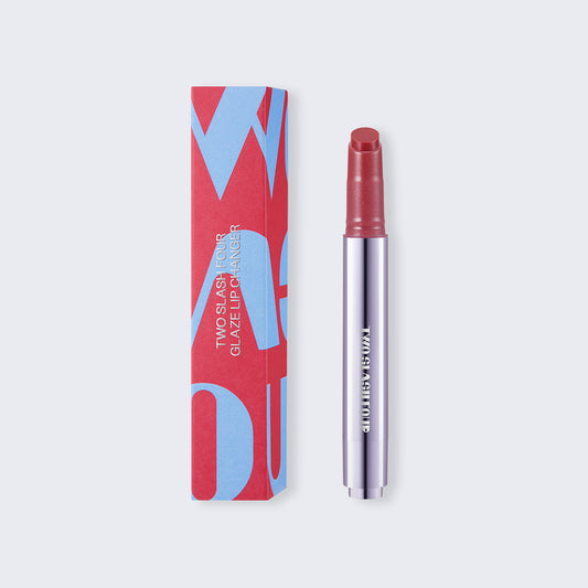 TWO SLASH FOUR Glaze Lip Changer - NU RED