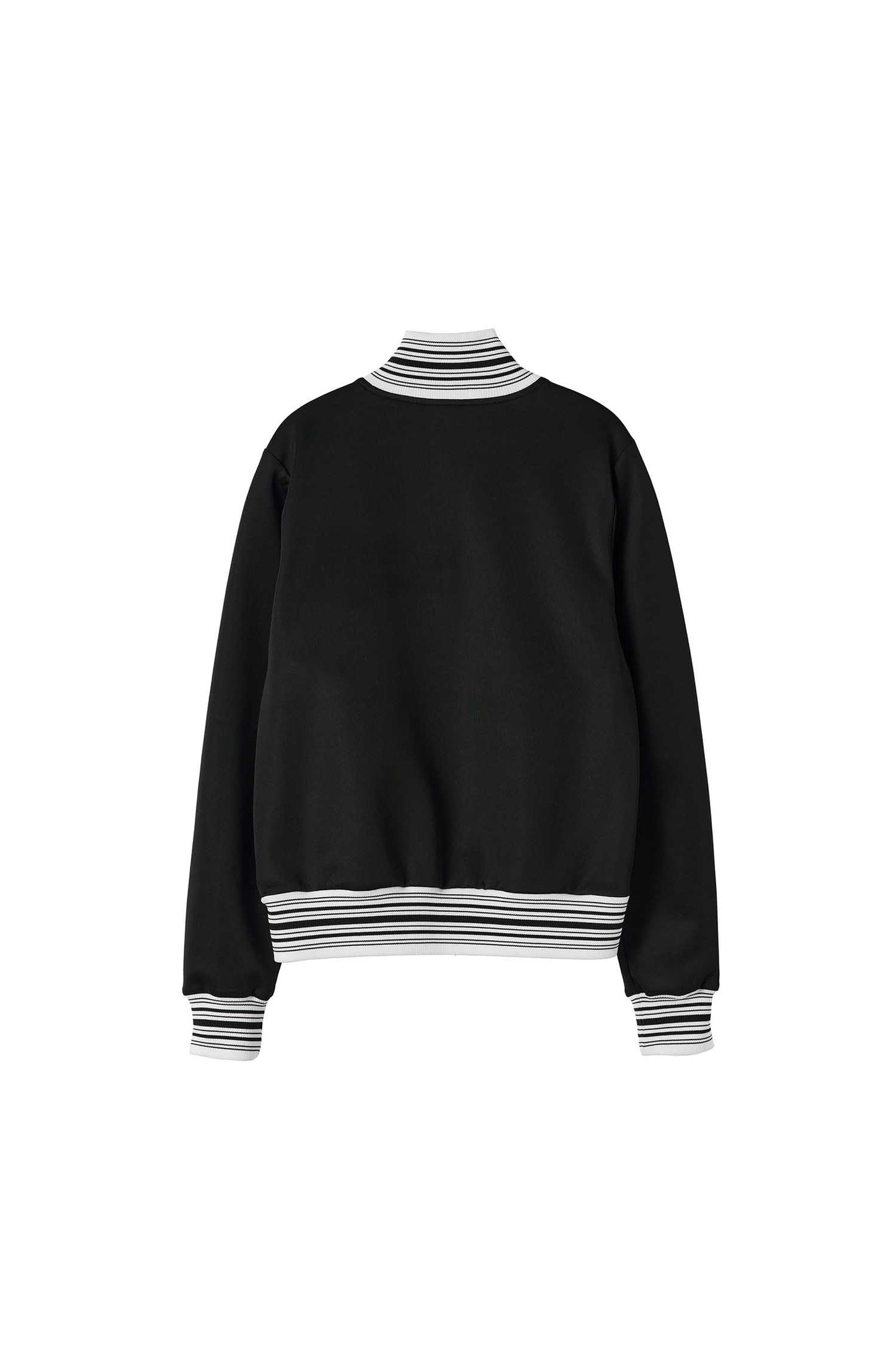 Sculptor Stripe Track Zip-Up Black