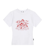 PIN UP GIRL CROP T-SHIRT_WH