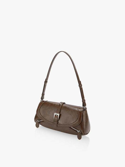 FINDKAPOOR Becky Shoulder Bag Medium / Dark Brown
