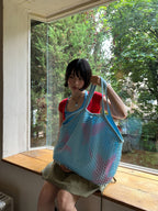 [IUGA] WAVY LAYER NET BAG_3 COLORS