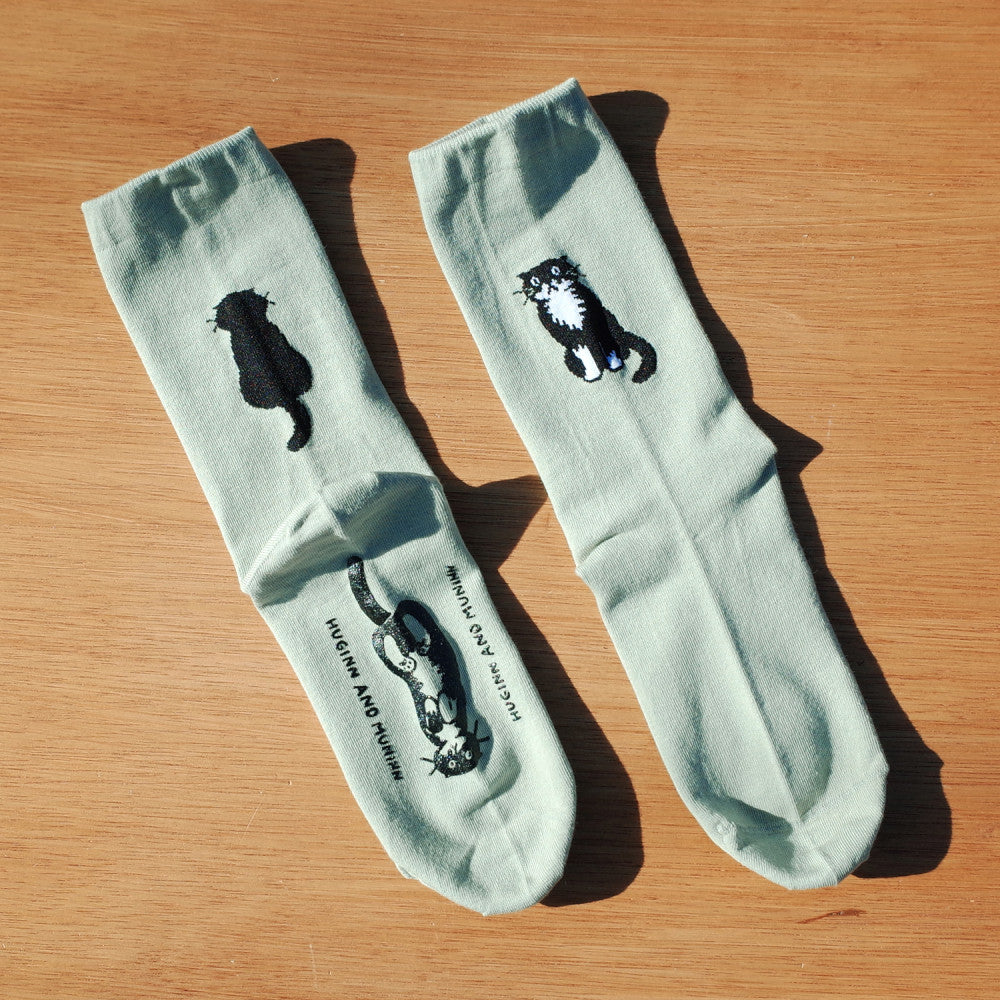 韓國文創 chocolateye with SOCKSTAZ front & back mo socks - made in Korea (by Yeonju Choi)