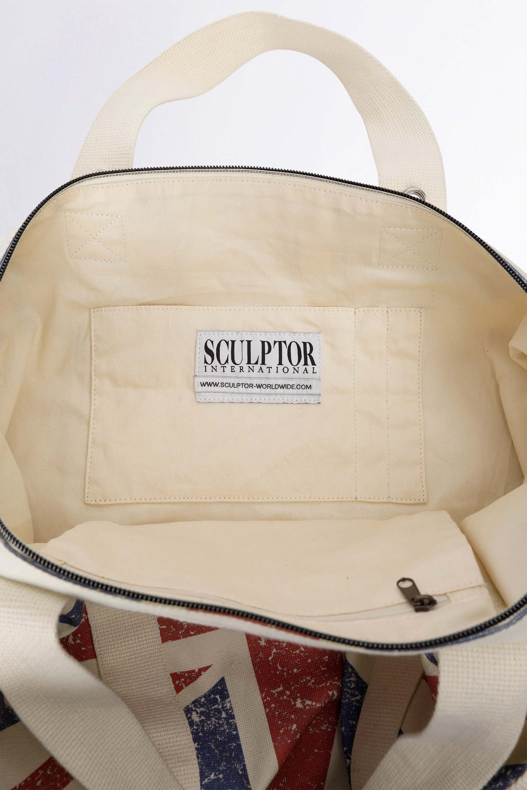 Sculptor Naughty Girl Tote Bag Union Jack