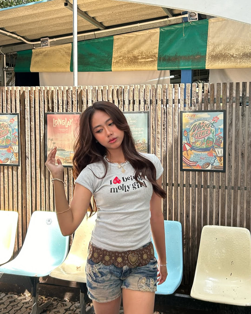 I ♥️ being molly girl tee
