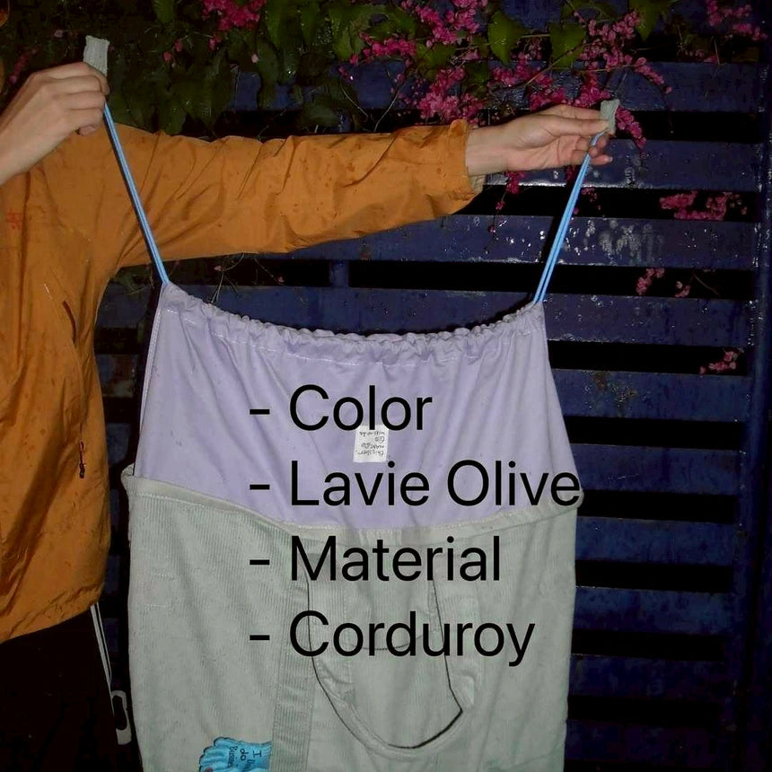Corduroy Toast Bag🍞 - Lavie Olive🍾