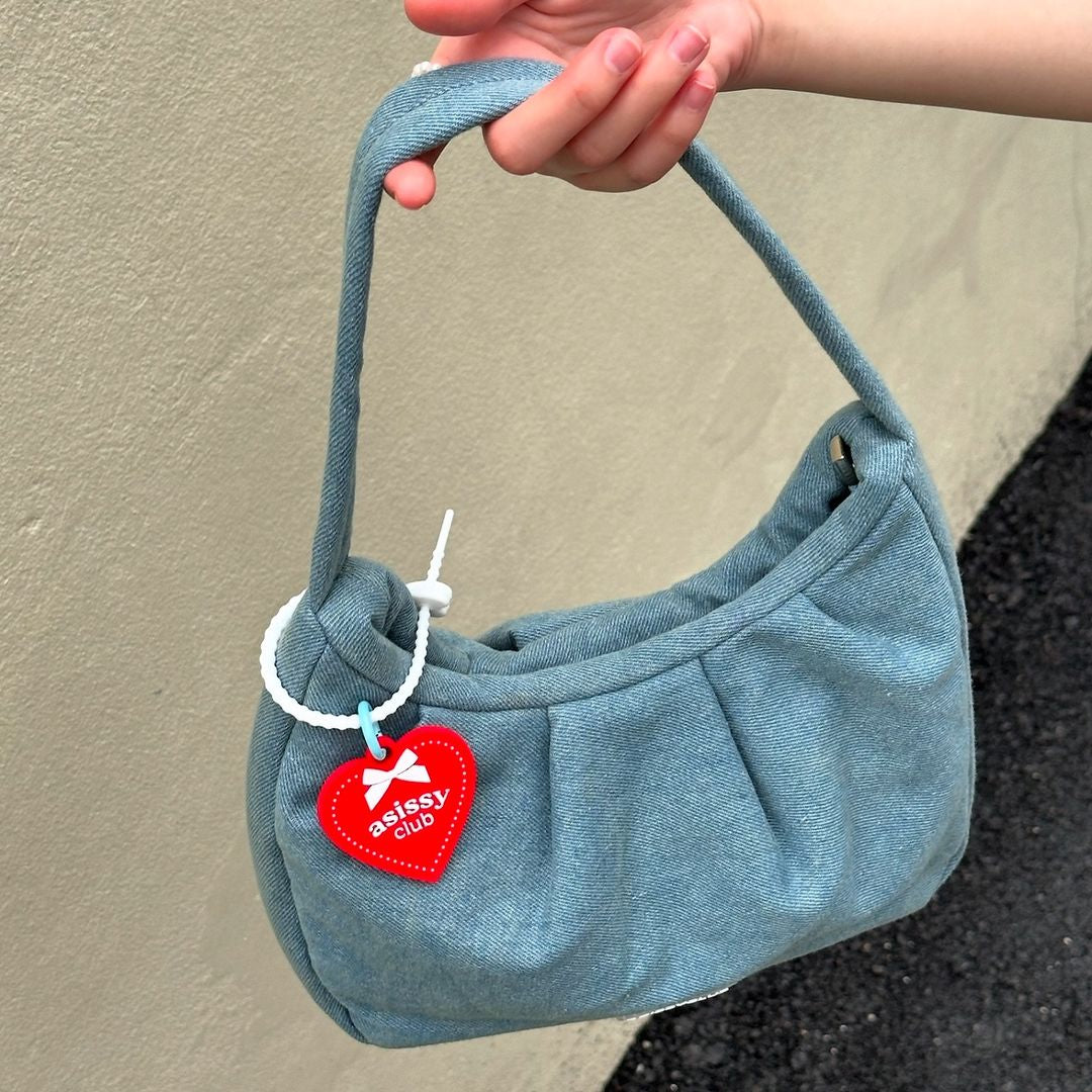 The Croissant Bag 🥐 - denim version💙🩵